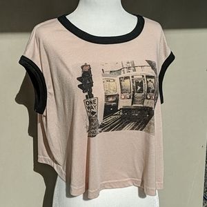 Obey Subway Crop Top